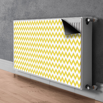 Dekoračný magnet na radiátor Žluté klikaté