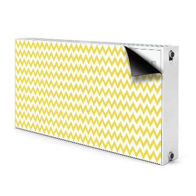 Dekoračný magnet na radiátor Žluté klikaté