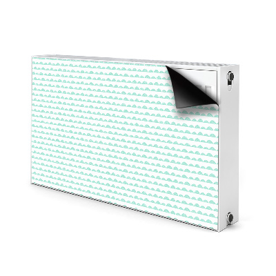 Dekoračný magnet na radiátor Zelené kopce