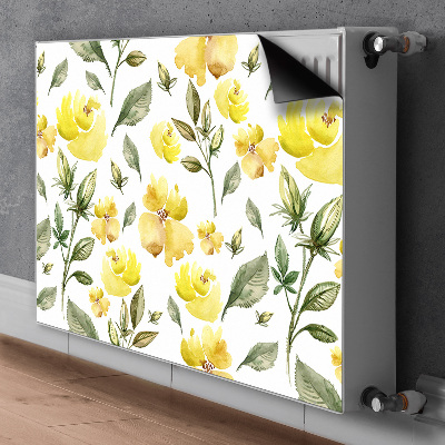 Dekoračný magnet na radiátor Žluté květy