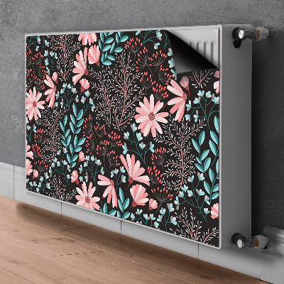 Magnetický kryt na radiátor Vintage květiny