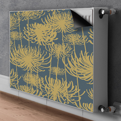 Magnetický kryt na radiátor Zlaté květiny