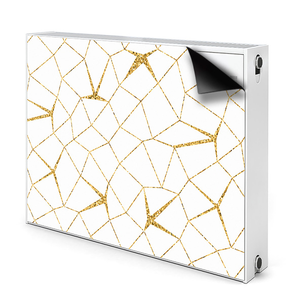 Dekoračný magnet na radiátor Zlatá mozaika