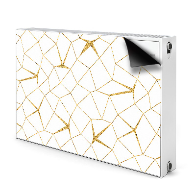 Dekoračný magnet na radiátor Zlatá mozaika