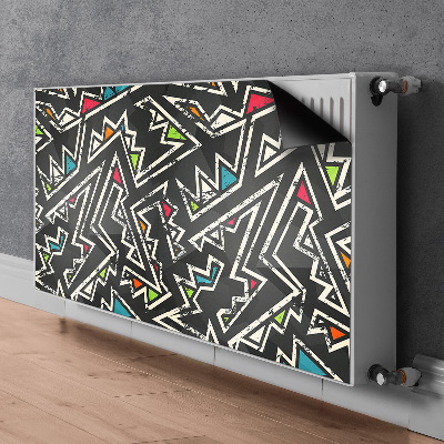 Dekoračný magnetický kryt na radiátor Graffiti