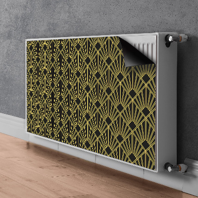 Dekoračný magnetický kryt na radiátor Art deco styl