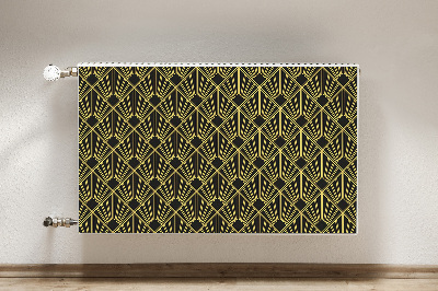 Dekoračný magnetický kryt na radiátor Art deco styl