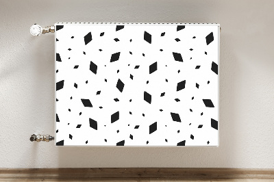 Dekoračný magnetický kryt na radiátor Geometrické motivy