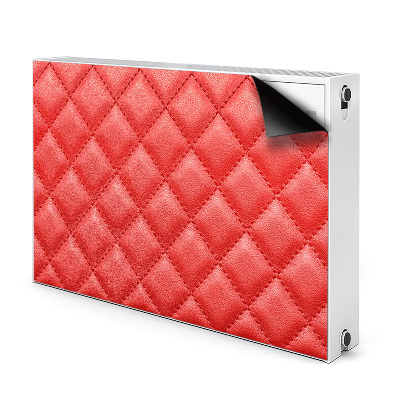 Dekoračný magnet na radiátor Vzorec červeného diamantu