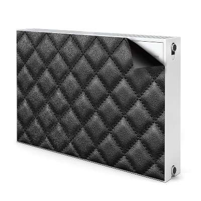 Dekoračný magnet na radiátor Černé kožené diamanty