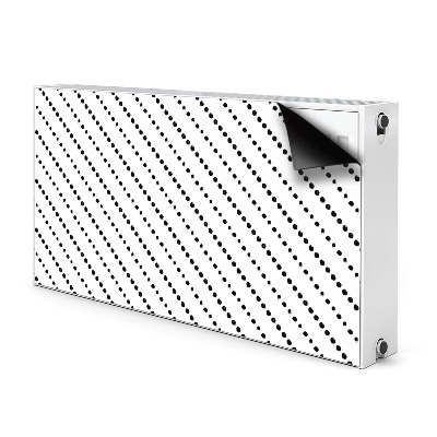 Dekoračný magnetický kryt na radiátor Geometrické body