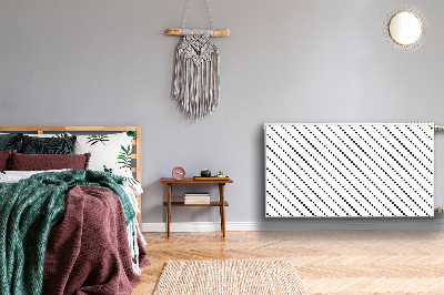 Dekoračný magnetický kryt na radiátor Geometrické body