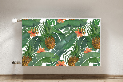 Dekoračný magnetický kryt na radiátor Tropický ananas