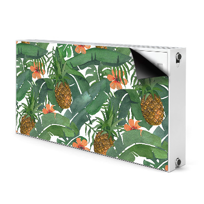 Dekoračný magnetický kryt na radiátor Tropický ananas