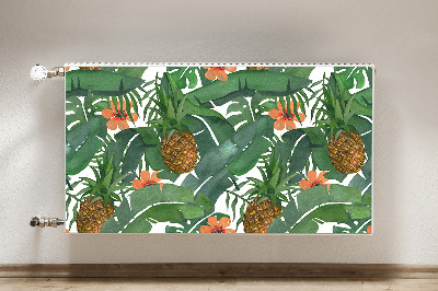 Dekoračný magnetický kryt na radiátor Tropický ananas