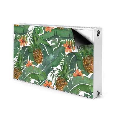Dekoračný magnetický kryt na radiátor Tropický ananas