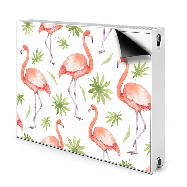 Dekoračný magnetický kryt na radiátor Flamingos
