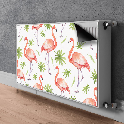 Dekoračný magnetický kryt na radiátor Flamingos