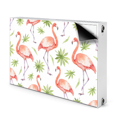 Dekoračný magnetický kryt na radiátor Flamingos