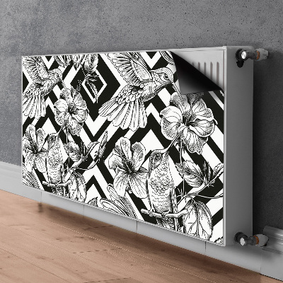 Dekoračný magnetický kryt na radiátor Kolibřík