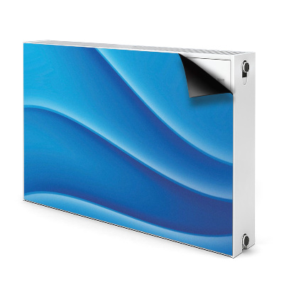 Dekoračný magnet na radiátor Modrá abstrakce