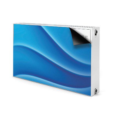 Dekoračný magnet na radiátor Modrá abstrakce