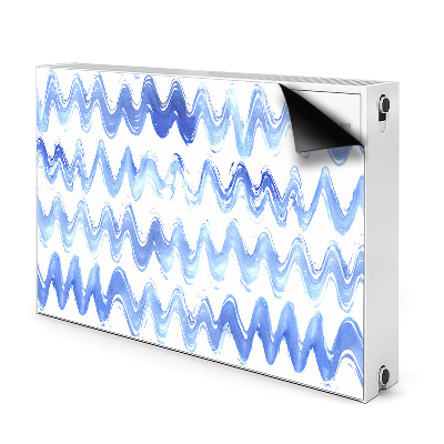 Dekoračný magnetický kryt na radiátor Watercolor waves