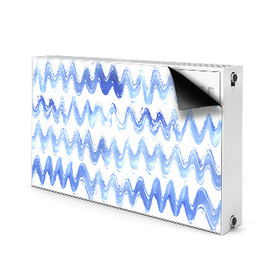 Dekoračný magnetický kryt na radiátor Watercolor waves