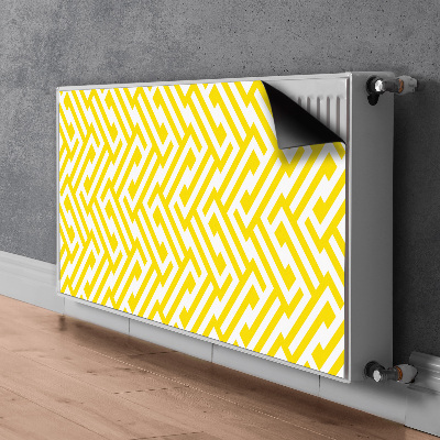 Dekoračný magnet na radiátor Žlutý popruh