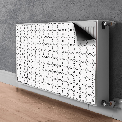 Dekoračný magnetický kryt na radiátor Vlněná kola