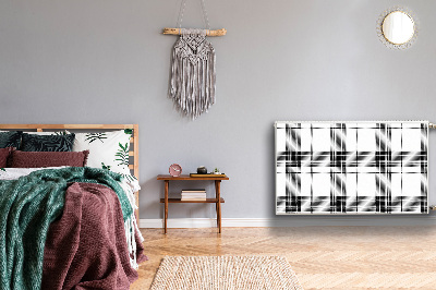 Dekoračný magnet na radiátor Plaid vzorec