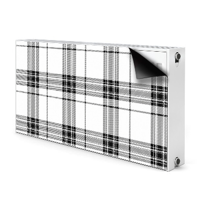 Dekoračný magnet na radiátor Plaid vzorec