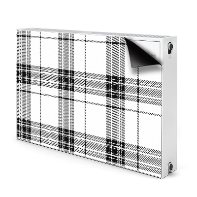 Dekoračný magnet na radiátor Plaid vzorec