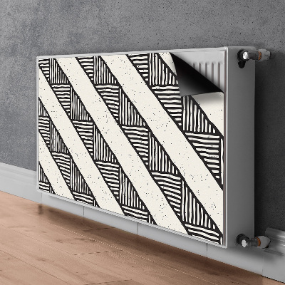 Dekoračný magnetický kryt na radiátor Etnický vzorec