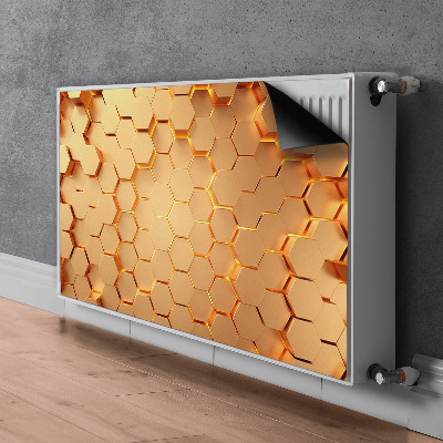 Dekoračný magnetický kryt na radiátor 3d voštinová grafika