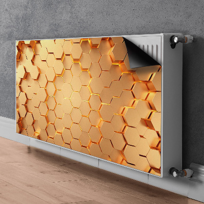 Dekoračný magnetický kryt na radiátor 3d voštinová grafika