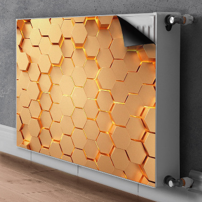 Dekoračný magnetický kryt na radiátor 3d voštinová grafika