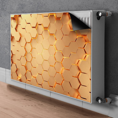 Dekoračný magnetický kryt na radiátor 3d voštinová grafika