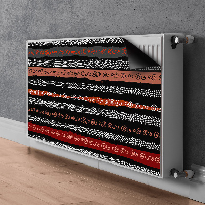 Dekoračný magnetický kryt na radiátor Kmen vzor