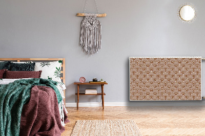 Dekoračný magnetický kryt na radiátor Art deco styl