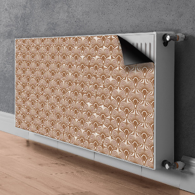 Dekoračný magnetický kryt na radiátor Art deco styl