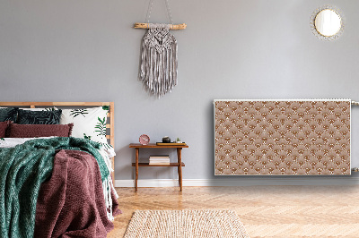 Dekoračný magnetický kryt na radiátor Art deco styl