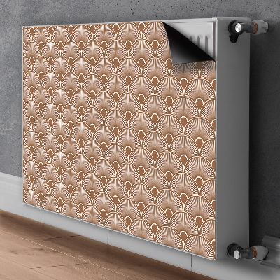 Dekoračný magnetický kryt na radiátor Art deco styl