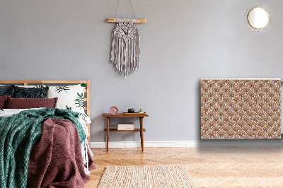 Dekoračný magnetický kryt na radiátor Art deco styl
