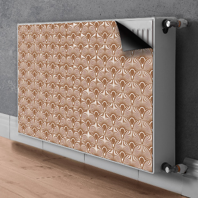 Dekoračný magnetický kryt na radiátor Art deco styl