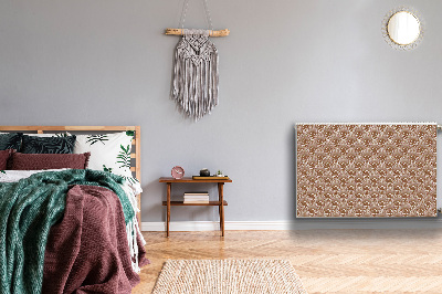 Dekoračný magnetický kryt na radiátor Art deco styl