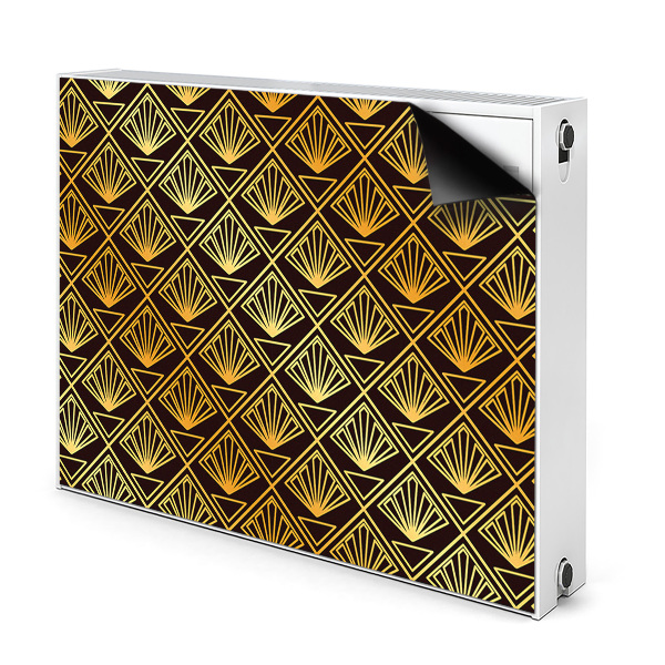 Dekoračný magnetický kryt na radiátor Art deco styl