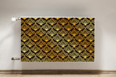 Dekoračný magnetický kryt na radiátor Art deco styl