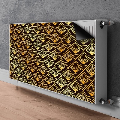 Dekoračný magnetický kryt na radiátor Art deco styl