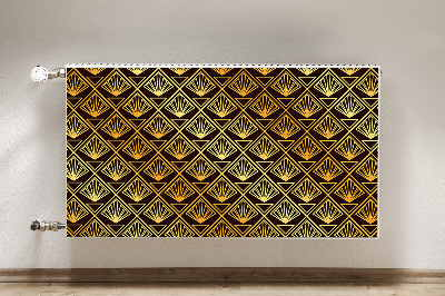 Dekoračný magnetický kryt na radiátor Art deco styl